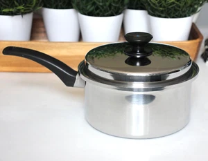 Vintage Rainbow Kochsystem Chirurgischer Edelstahl 8,5 Zoll Topf mit Deckel 2,5 Quart - Bild 1 von 16