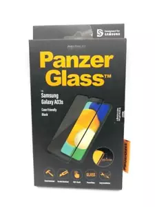 Tempered Glass For Samsung Galaxy A03s Screen Protector - PanzerGlass -Black - Picture 1 of 2