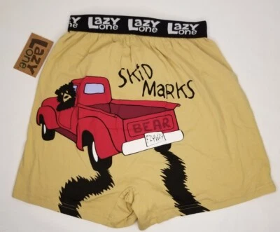 Ropa interior para hombre Lazy One - marcas de deslizamiento, talla PEQUEÑA nueva con etiqueta Foto 1 de 3