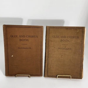 Glee & Chorus Book J.E. NeCollins 1911 Hardcover 2er Set Songbook Vintage - Bild 1 von 11