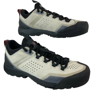 Black Diamond Shoes Womens Sz 9 Birch Mission XP Leather Approach Climbing $165 - Picture 1 of 12