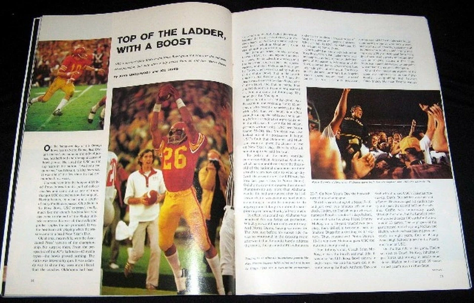 USC TROJANS FÚTBOL 1974 CAMPEONES NACIONALES ROSE BOWL VICTORIA REVISIÓN * ESTADO DE OHIO Foto 1 de 1