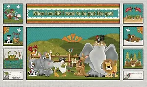 When I am Big Panel 24 x 43 inches cotton print Henry Glass - Picture 1 of 1