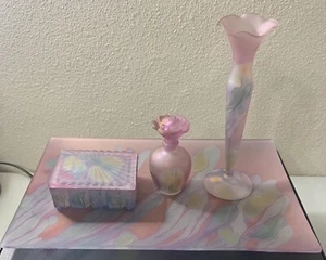 SUPER RARE VINTAGE Art Deco Vanity Perfume Bottle Nouveau Art Retro MCM Delicate - Imagen 1 de 15