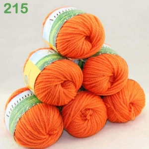 Sale New 6Ballsx50g Quick Hand Knitting Wool Silk Yarn Blankets Shawl Scarf 15 - Picture 1 of 12
