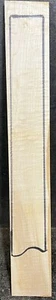 CURLY, FLAMED EASTERN MAPLE FRETBOARD BLANK, ECO-FRIENDLY TONEWOOD - Imagen 1 de 2
