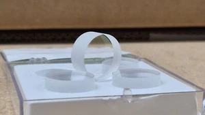 19,05mm D x 9,5mm L - 1064nm 80%R Nd:YAG Laserlinse - Diamantbearbeitungsoptik - Bild 1 von 6