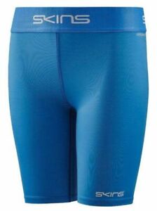 Skins Dnamic Force Youth Compression Half Tights (Bright Blue) HOT BARGAIN