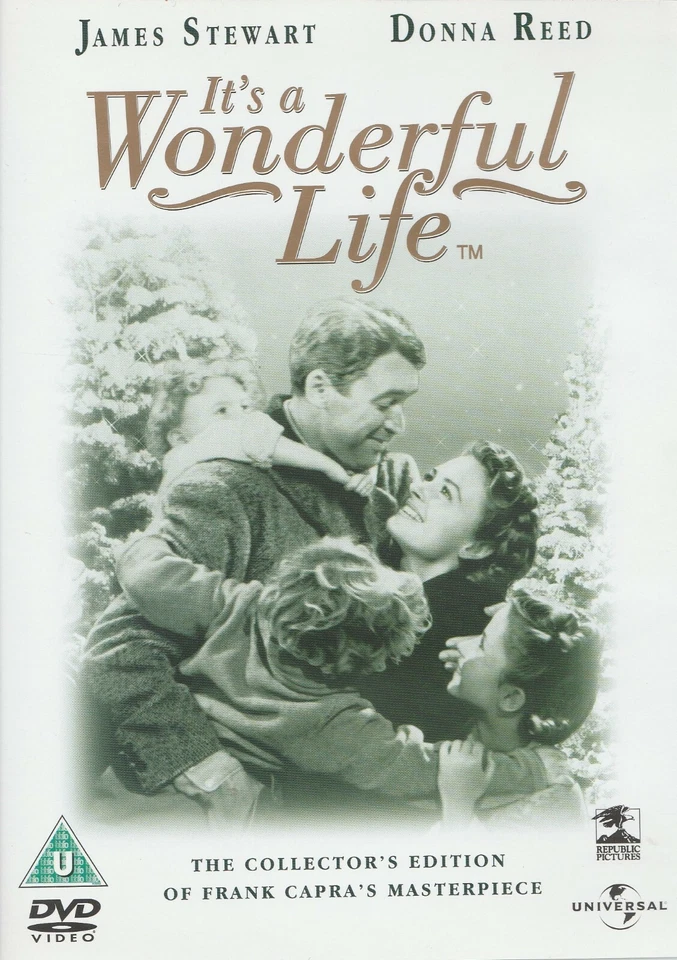 IT'S A WONDERFUL LIFE DVD 1947 James Stewart/Donna Reed  - Image 1 of 1