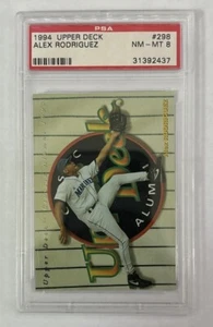 1994 Upper Deck Classic Alumni Baseball #298 Alex Rodriguez PSA 8 - Picture 1 of 2
