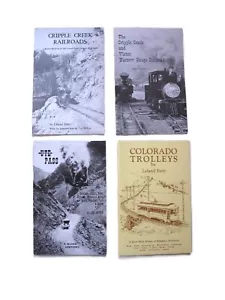 Folletos de historia de Colorado Cripple Creek, Victor, ferrocarril, carros y paso Ute - Imagen 1 de 24