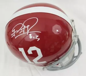 Tua Tagovailoa Signed Alabama Crimson Tide F/S Replica Helmet Fanatics Dolphins - Picture 1 of 4