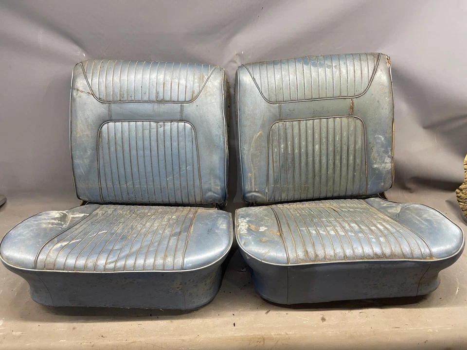 1961 - 1964 雪佛兰 Impala Bucket 座椅 别克 Wildcat Oldsmobile Starfire Jetstar OE — 第 1/4 张图片