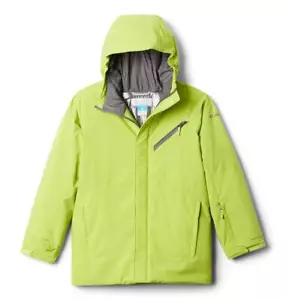 Columbia Youth Boys Winter District Jacket Bright Chartreuse SB0034-386 - Picture 1 of 3