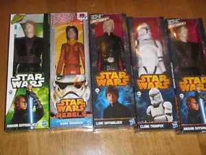 HASBRO STAR WARS 12" - 30 cm ACTION FIGURE various available NEW NUOVO sealed - Imagen 1 de 11