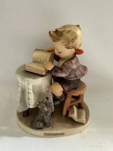 Figura Coleccionista "LITTLE BOOKKEEPER" Goebel Hummel TMK4 RARA De Colección #306 - Imagen 1 de 8