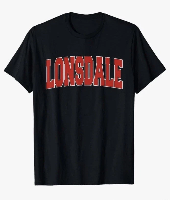 LONSDALE MN MINNESOTA Varsity Style USA Vintage Sports T-Shirt - Image 1 of 1