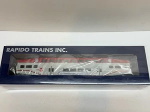 Ho Scale Rapido Bilevel CAL TRAIN Coach Commuter Train Car Un-Numbered 146029 - Foto 1 di 2