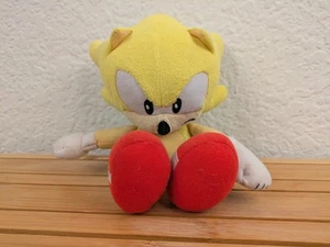 Tomy Sonic the Hedgehog Classic Super Sonic gelb 8 Zoll Plüsch RAR gebraucht - Bild 1 von 8