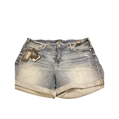 Silver Jeans Co Mujer Suki Corto Calce Curvilíneo Tiro Medio Denim Ecológico Talla 18W Foto 1 de 4