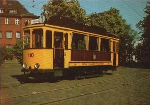 Ansichtskarte. Straßenbahn Kassel. Triebwagen 110. Kasseler Verkehrs - Aktienges - Picture 1 of 1