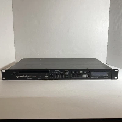 Gemini CDMP-1500 19 pulgadas 1U montaje en rack enciende y acepta disco - como está Foto 1 de 4