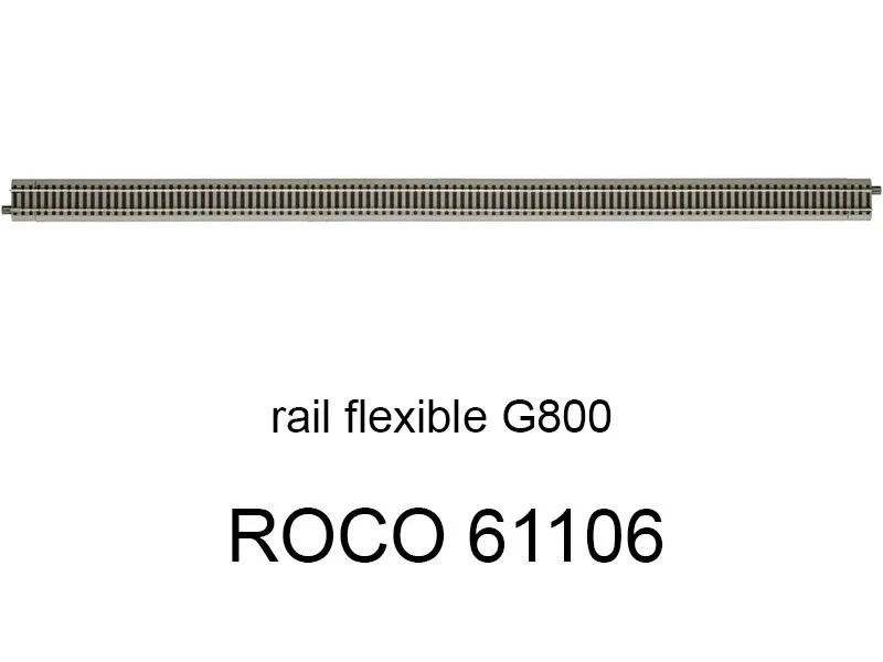 ROCO Rail flexible G800 785 mm voie Geoline HO - ROCO 61106 - Photo 1/1