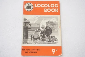 c1950s 1960s ABC Loco Log Book Ian Allan Spotters Book Locolog - Orange Cover - Bild 1 von 8