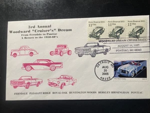 NAKANO UNIQUE FDC NASH HEALY Oldtimer Sportwagen Scott #3934 Stutz Combo Perfin - Bild 1 von 2