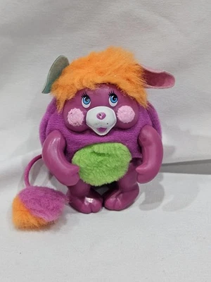Mattel Popples Pocket Pancake Popple Pink Purple 3.5" Plush - Image 1 of 4
