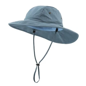 Mens UPF50+ Bucket Sun Hat Wide Brim UV Sun Protection Hat Summer Hat Fishing... - Picture 1 of 9