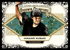 2025 UD Goodwin Champions Black Glossy 83 Hinano Kusaki, Skateboarding - Picture 1 of 2