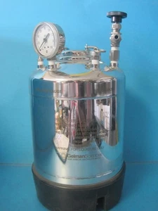 Pall Edelstahl 11L (3gal) 4 Anschlüsse Druckbehälter 100PSI 15207 - Bild 1 von 20