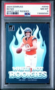 Panini Donruss #WH9 BO NIX White Hot Rookies RC 2024 - PSA 8 - Imagen 1 de 3