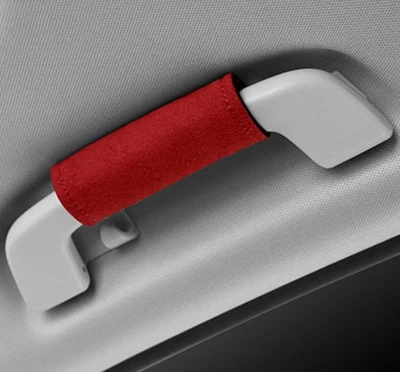 Solid Color Suede Leather Car Roof Sunroof Handle Cover Trim Protective for Cars - Изображение 1 из 4