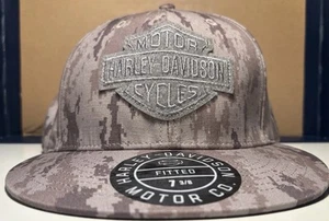 ¡Nuevo! Gorra Harley Davidson Edición Limitada XL Moderna Camuflada Ajustada Elástica - Imagen 1 de 11