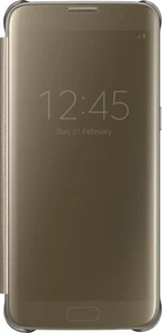 Original Samsung Clear View Schutzhülle für Samsung Galaxy S7 Edge – Gold - Bild 1 von 1