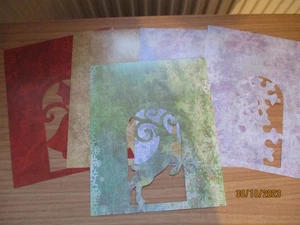 5 Weihnachtskarten als Aufsteller, 11 x 19 cm, 5 Motive, neuw. (A) - Bild 1 von 6