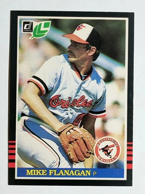 1985 Leaf/Donruss #175 Mike Flanagan - Image 1 of 2