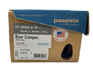 Patagonia River Crampons barre in alluminio misura piccola 6-10 stivali 3a - Foto 1 di 10