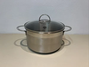 Schulte-Ufer Fleischtopf Topf Wave Ø24cm 5L Glasdeckel Edelstahl Induktion - Bild 1 von 9