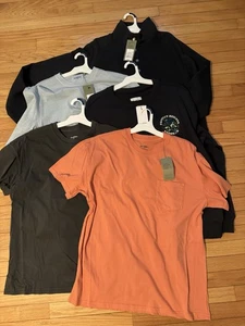 Lote de 5 - $108 Camisa Goodfellow Para Hombres Grande L Azul Gris Algodón Revendedor Paquete - Imagen 1 de 6