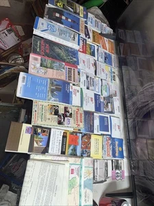 Huge Mixed Lot 40 AAA US State Series and Regional Road Maps Broch 1970s-2010s - Picture 1 of 9