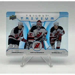 2023-24 Trilogy Trivium Plexi-Glass Arnott/Brodeur/Holik ๐น๐ Devils Short Print - Picture 1 of 2