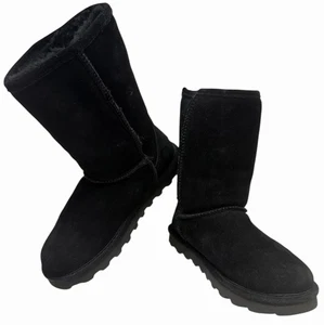 Bearpaw Stivaletto Donna Elle Corto Impermeabile Scamosciato Nero Taglia 7 1962W - Foto 1 di 7