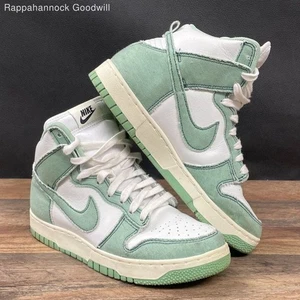 Nike Dunk High 1985 Damen-Sneaker Emaille grün Denim/weiß Größe 8,5 - Bild 1 von 6