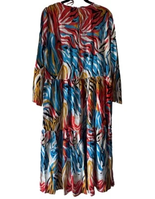 Женские United цвета Benetton платье размер L многоцветный - Изображение 1 из 4