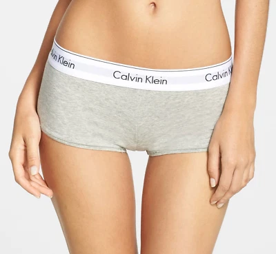Roupa íntima Calvin Klein L1743 moderna algodão masculina cinza urze feminina tamanho P - Imagem 1 de 3