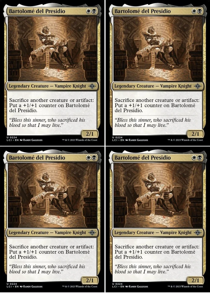 MTG - 4x BARTOLOMÉ DEL PRESIDIO - Lost Caverns of Ixalan (U) - Image 1 of 1