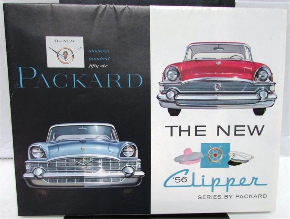1956 New Packard & Clipper with Torsion-Level Ridge Dealer Sales Brochure Folder Foto 1 de 4
